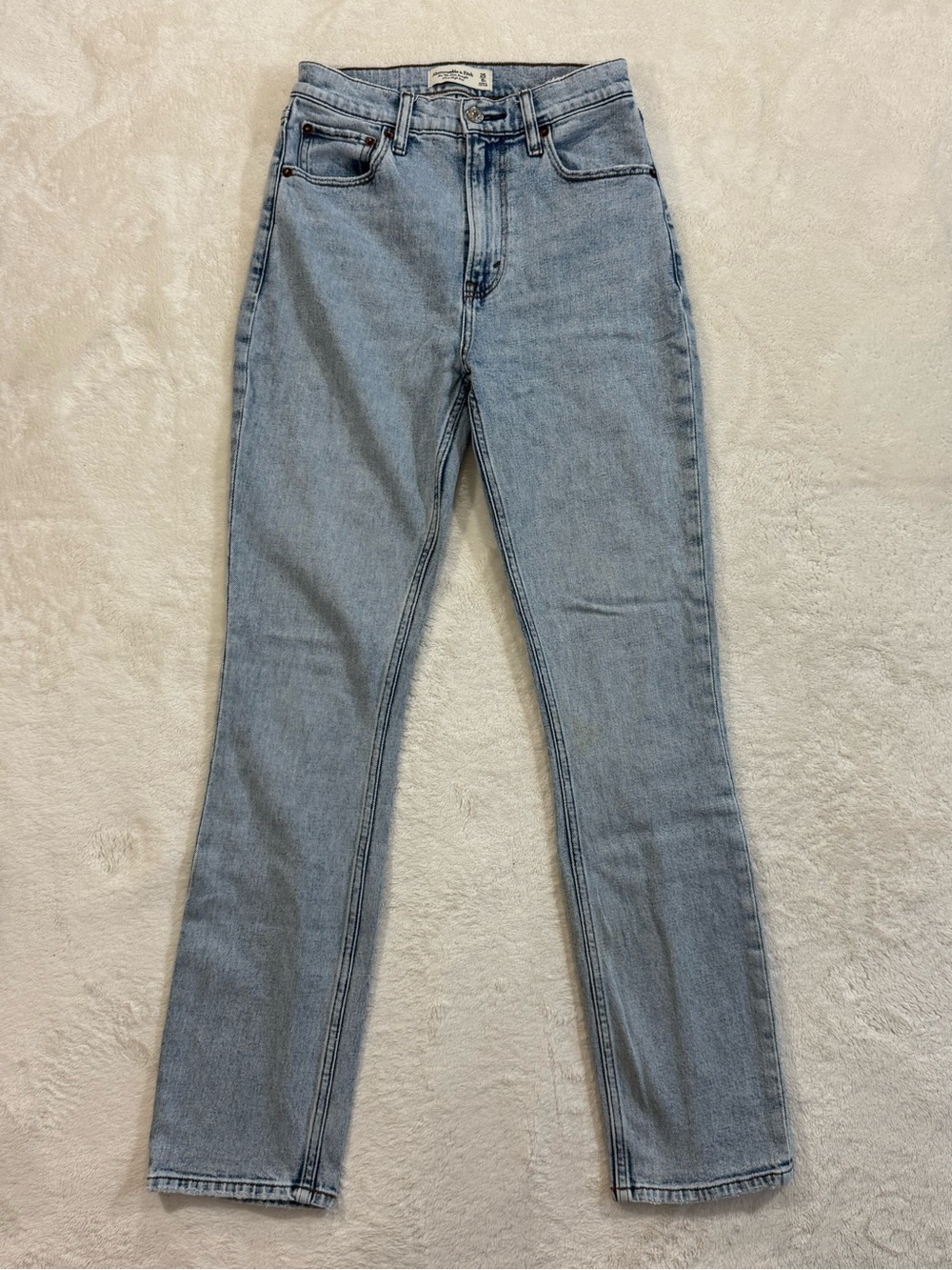 Abercrombie 90s Slim Straight Ultra High Rise Jeans 25/0S